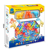 Cute Aliens Silicone and Suction Cups Sensory Toy - 39 Pieces