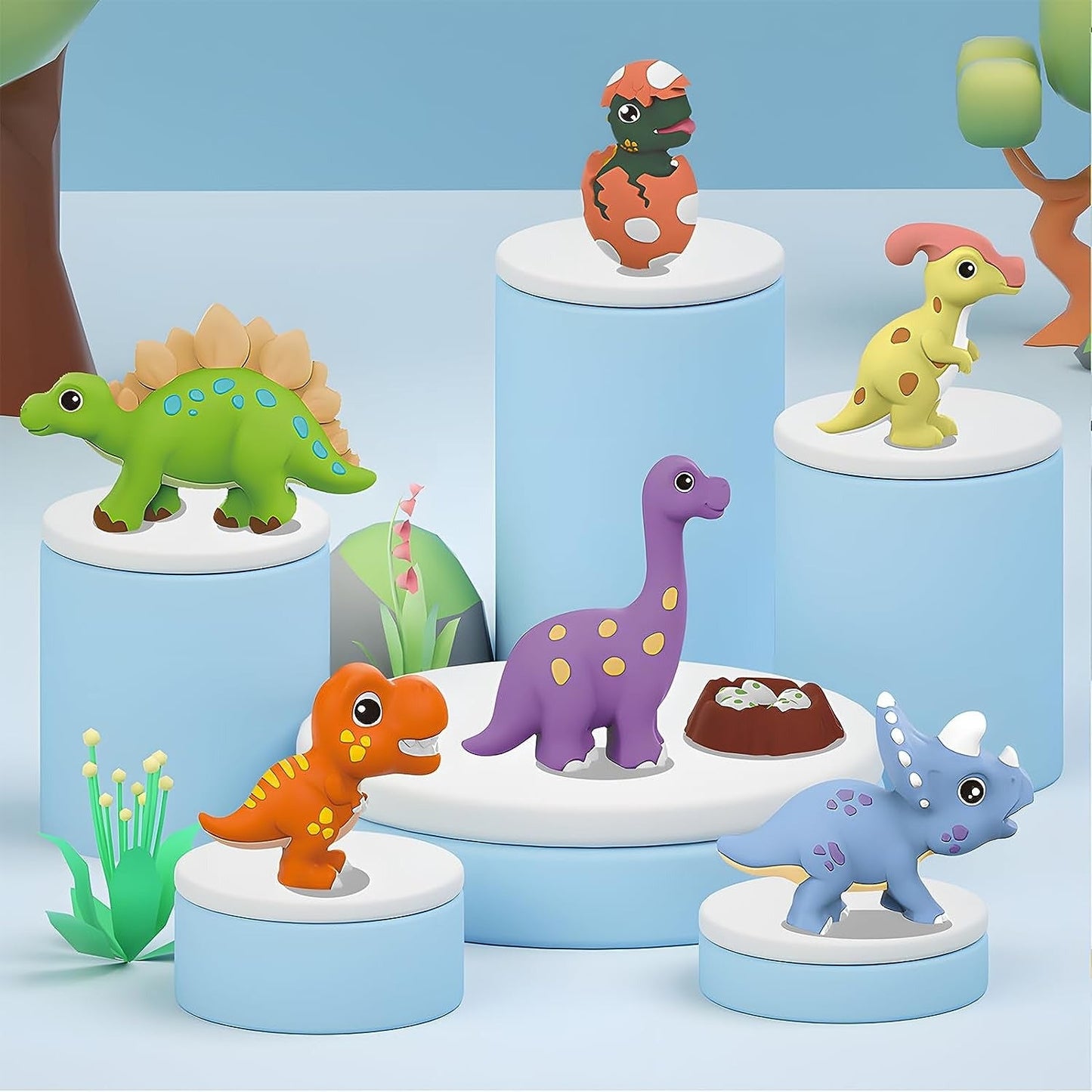 DIY Dinosaur 3D Mold and Paint Kit for Kids | Creative Craft Set for Young Artists