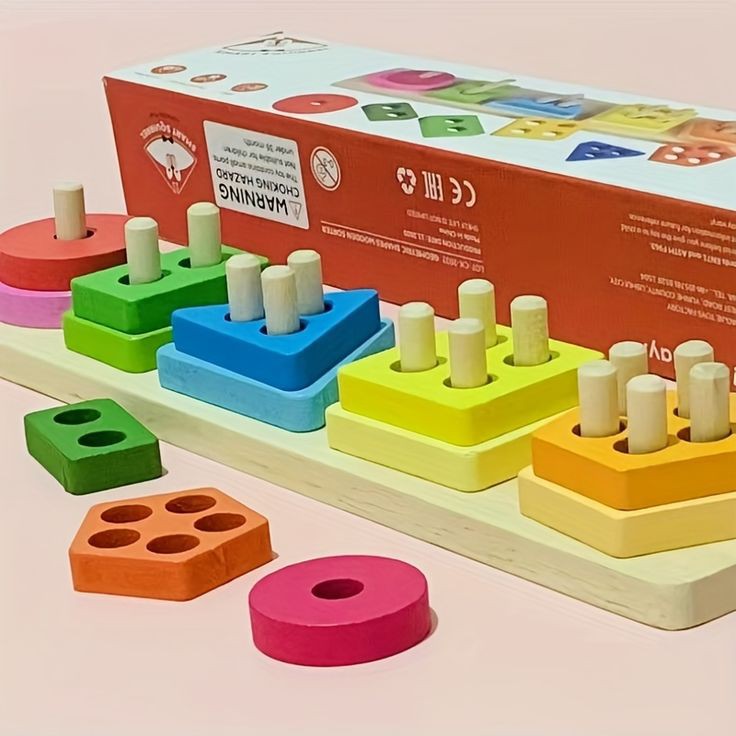 Geometric Shapes Wooden Sorter