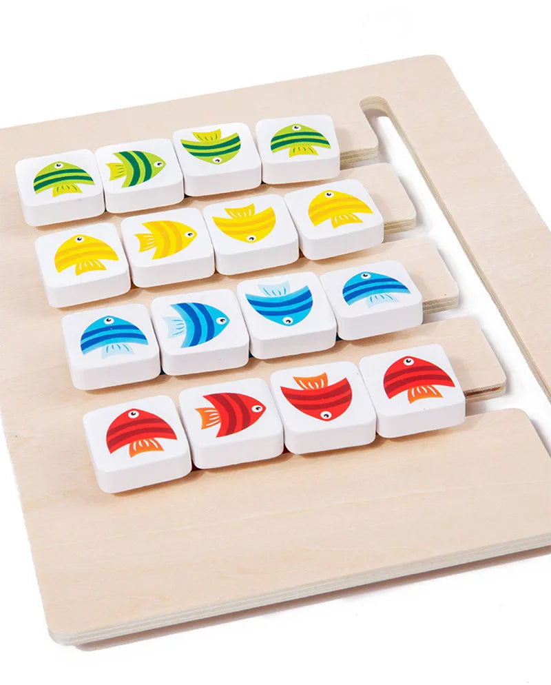 π Four-Color Direction Fish Logic Game π£
