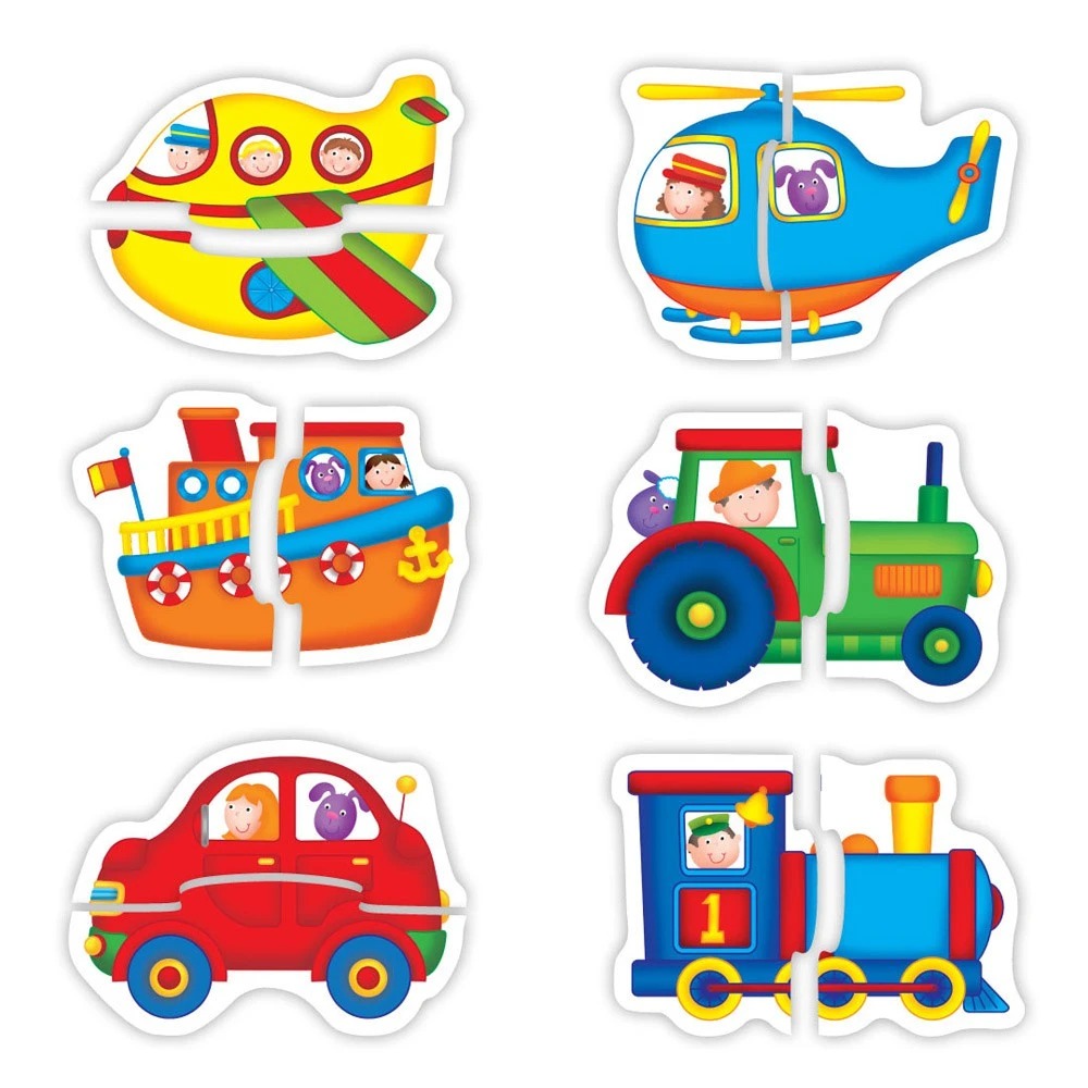 Transport Two-Piece Jigsaw Puzzles β Fun & Educational!