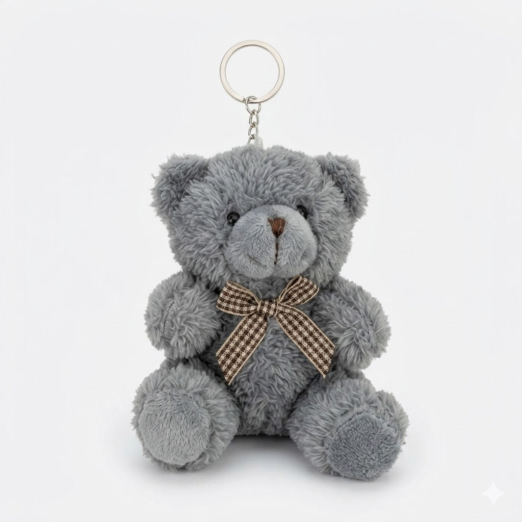 Teddy Bear Plush Keychain