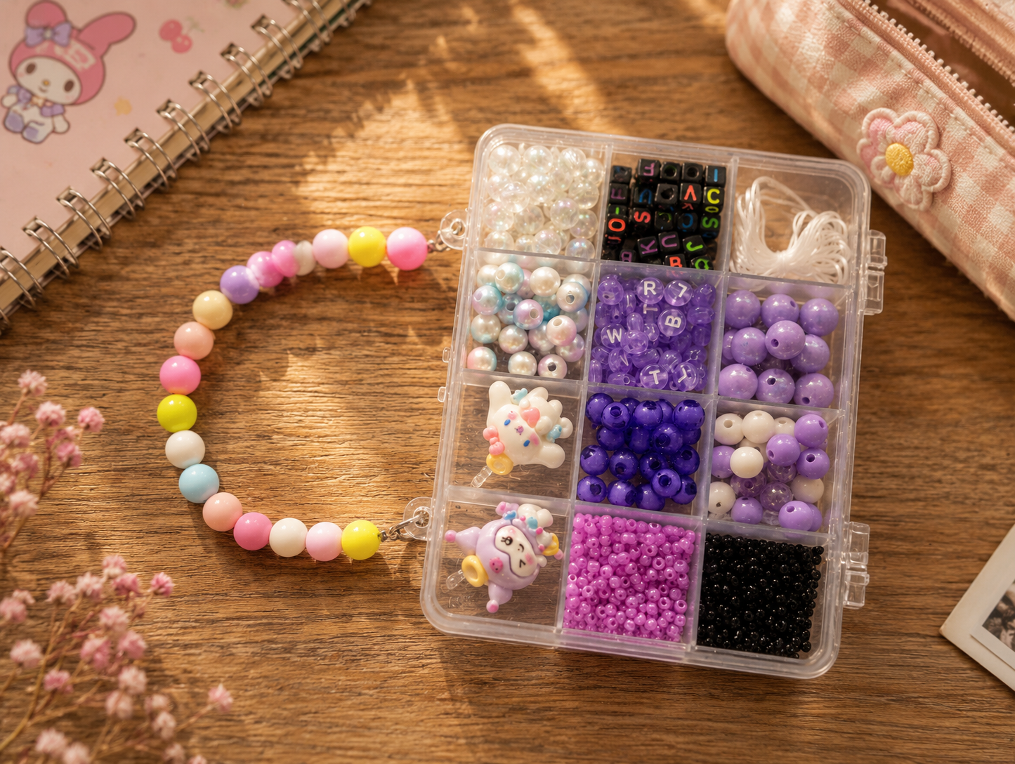 DIY Bead Jewelry Making Kit for Kids – Creative Craft Set