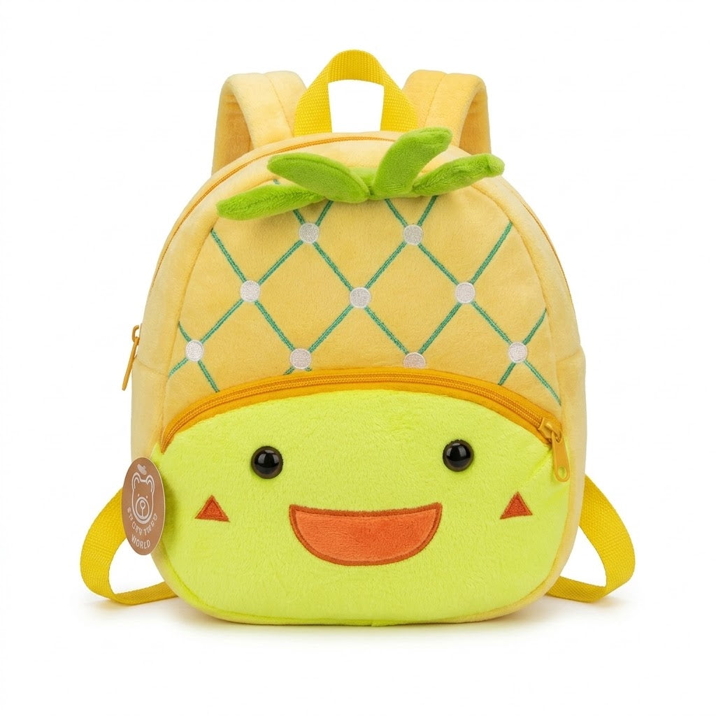 Cute Fruit Character Plush Backpack