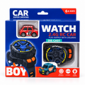 2.4G RC Watch Control Car – Die-Cast Racing Toy with LED Lights