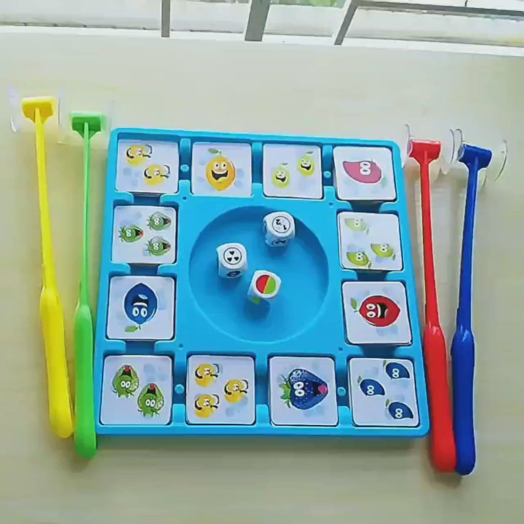 Fruit Sticking Color Number Cognition Activity - A13 - JustForKids