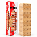 Wooden Jenga Blocks Tower Game – Educational & Fun Stacking Toy