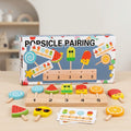 Popsicle Pairing Wooden Matching Puzzle