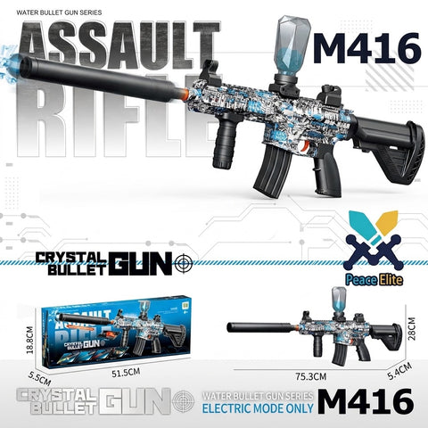 M416 Crystal Water Bullet Gun – Electric Blaster