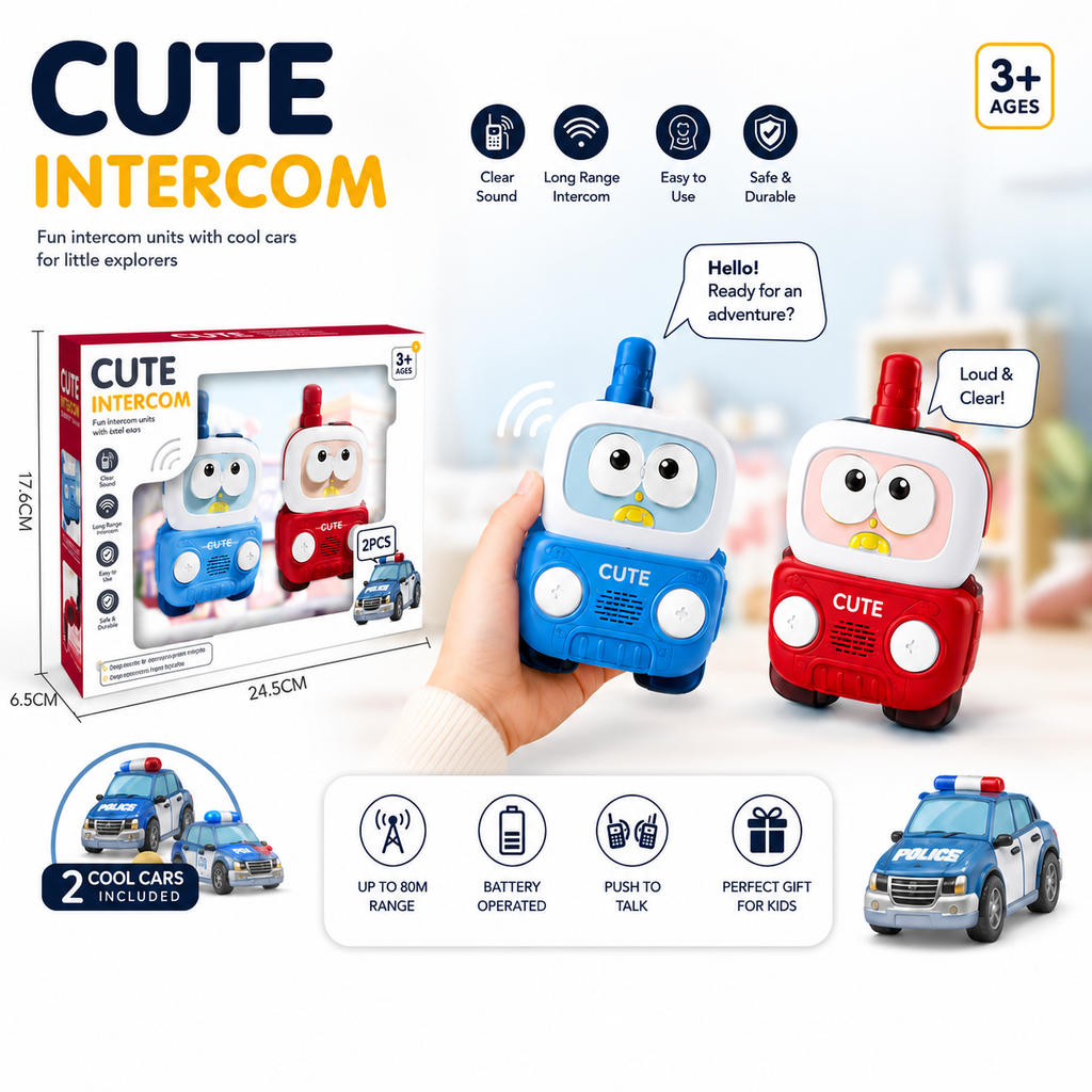 Cute Intercom Toy Set for Kids