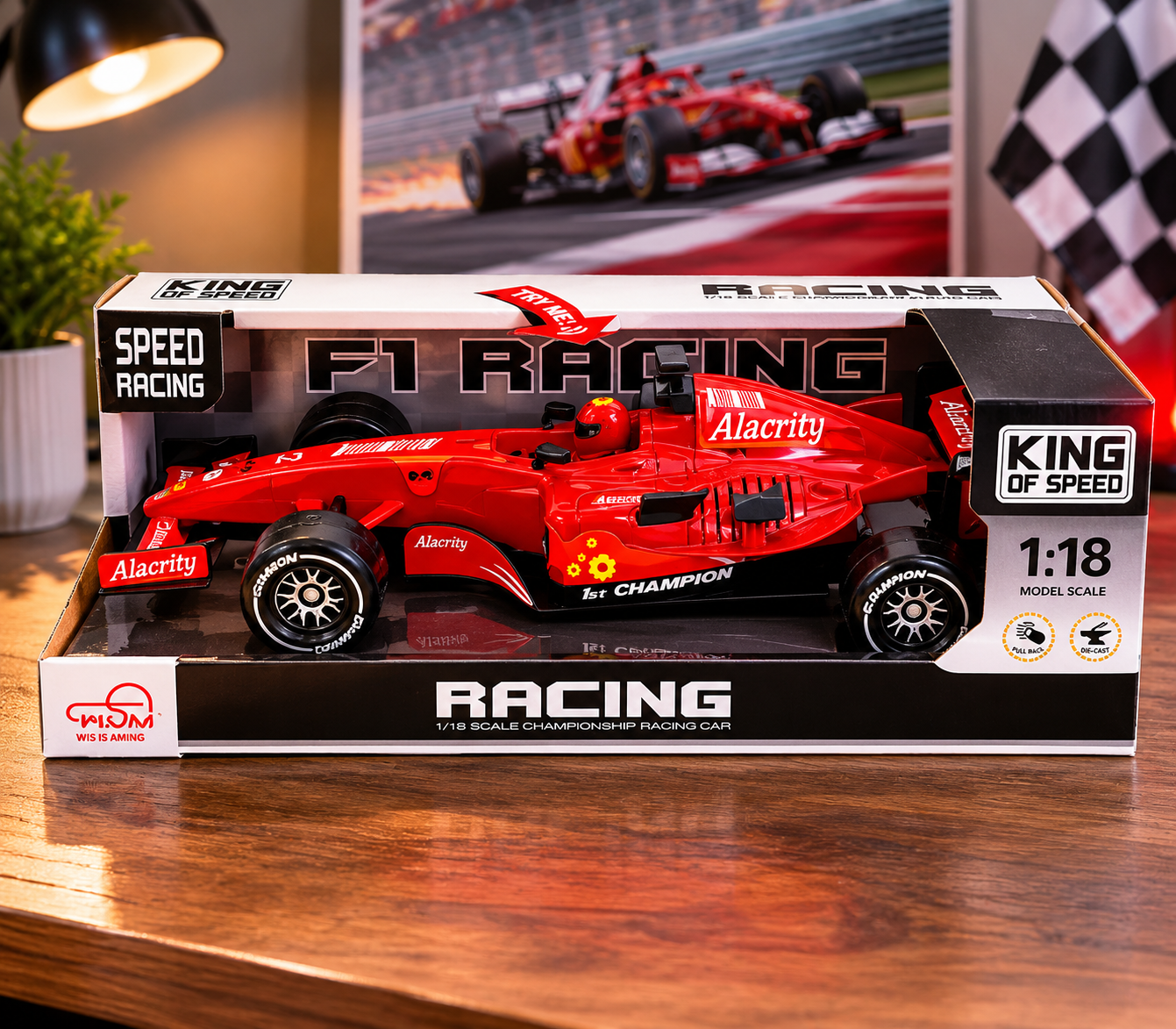 F1 Racing Car – 1:18 Scale Championship Model