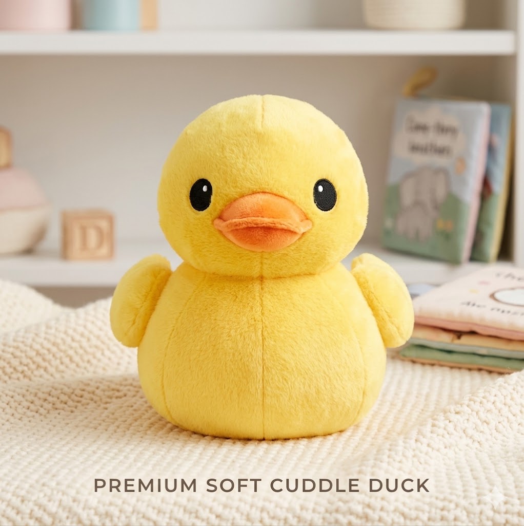 Cute Yellow Duck Plush Toy