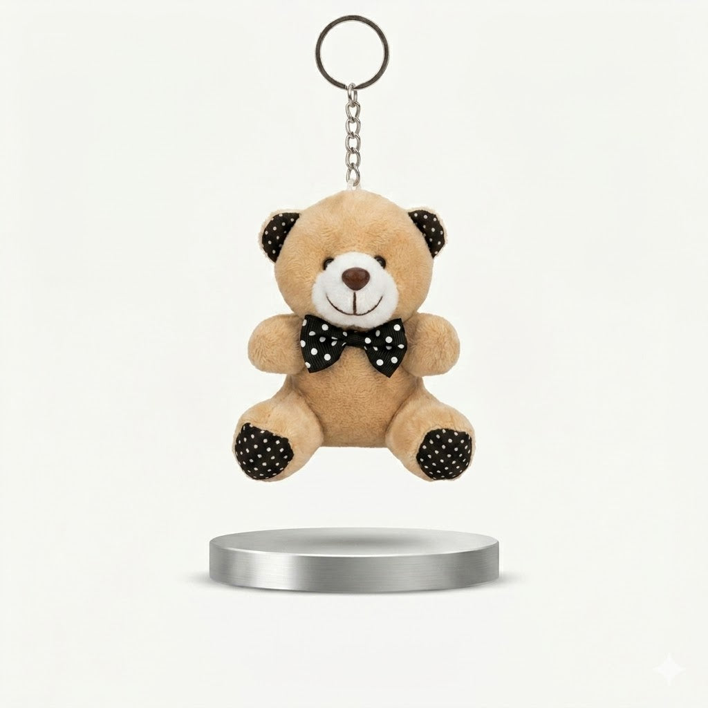 Teddy Bear Plush Keychain