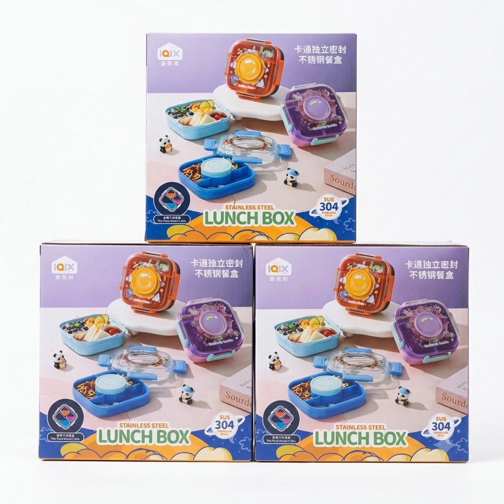 Stainless Steel Lunch Box for Kids & Adults