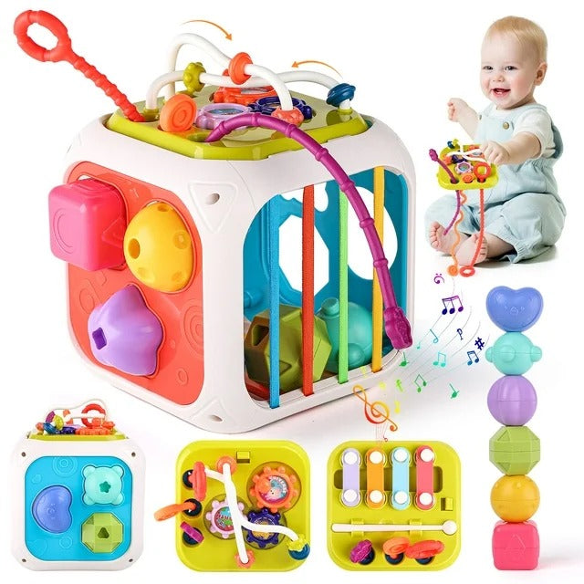 7-in-1 Multifunctional Shape Sorting Box - JustForKids