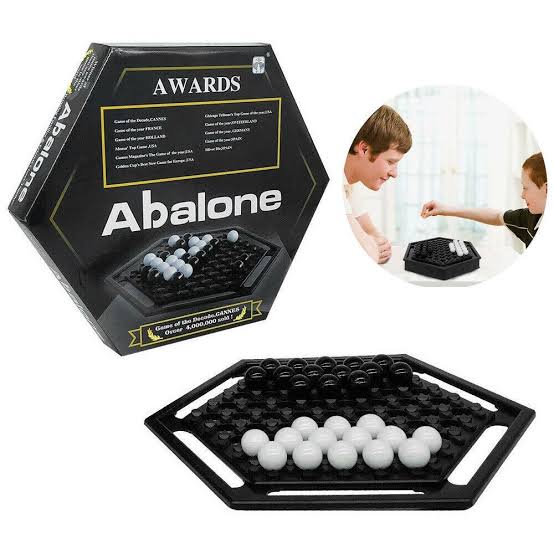 Abalone Marble Strategy Family Board Game - JustForKids