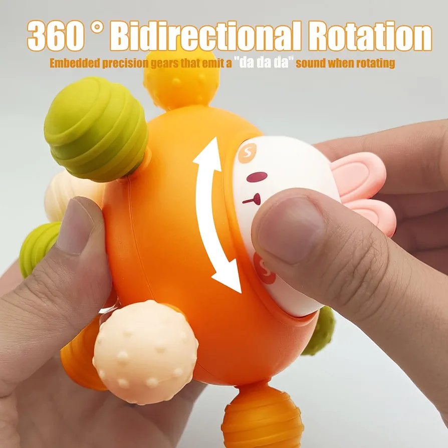 🐰 Baby Teething & Sensory Rabbit Toy