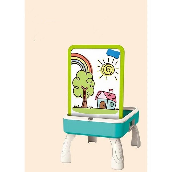 2-in-1 Blocks and Drawing Table - JustForKids