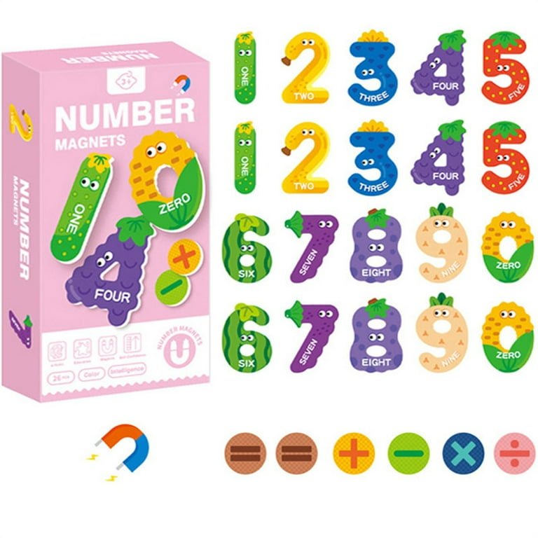 Magnetic Numbers & Letters – 26 Pieces - JustForKids