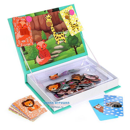 Magnetic Puzzle Book - Animals