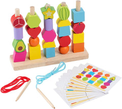 Buy 5 Column Sequencing Puzzle with Lacing (Wooden)
