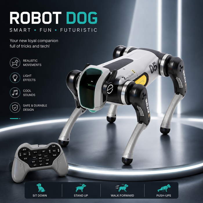 Ai Robot Dog Fantastic Stunts Performance