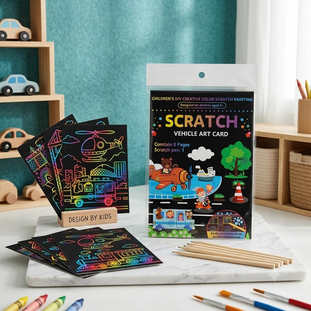 Magic Card Scratch Art Kit