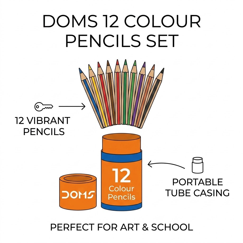 12 Pcs Color Pencil Set