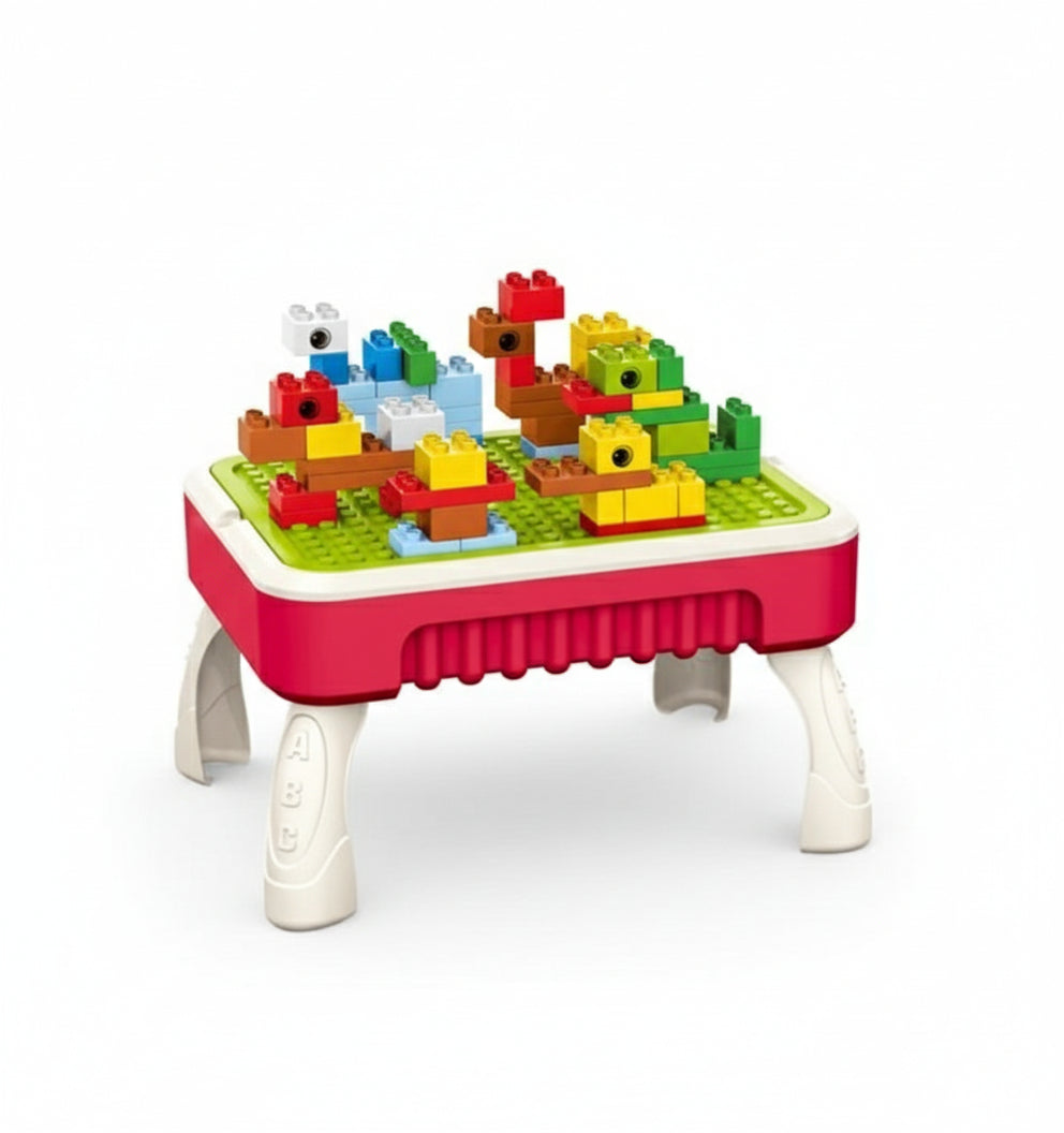 2-in-1 Blocks and Drawing Table - JustForKids