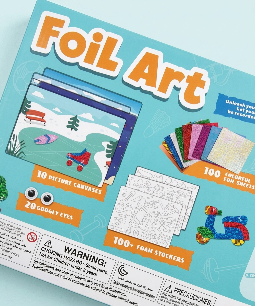 DIY Foil Art Kit - 200+ Items