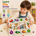 Montessori Wooden Activity Board for Kids