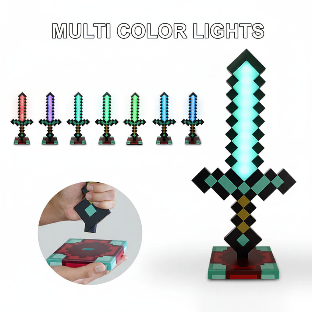 Minecraft LED Diamond Sword