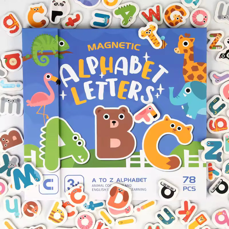 Study Letter and Spelling Magnetic Board Book - JustForKids