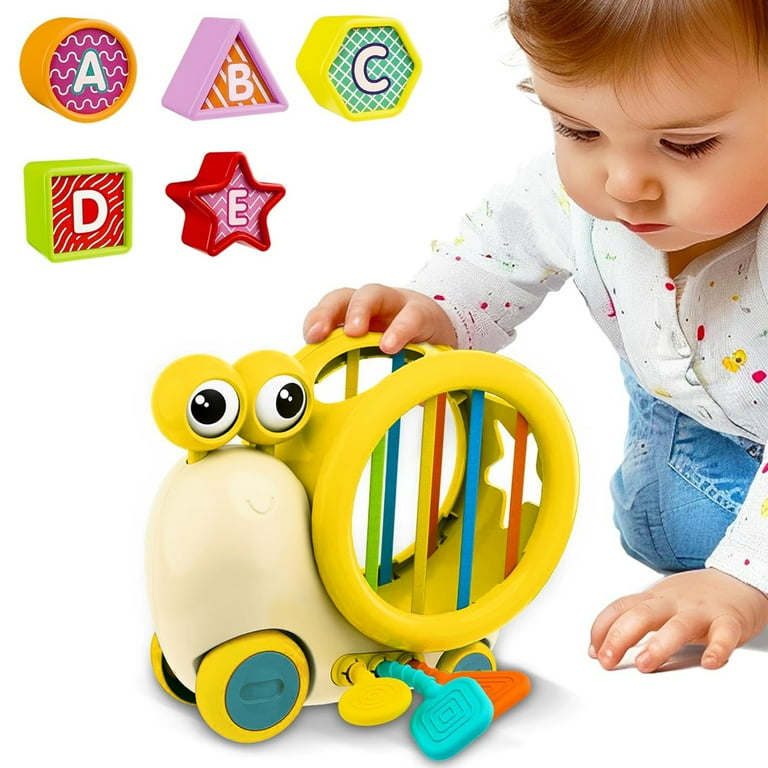 Snail Early Education Sensory Shape Sorting - JustForKids