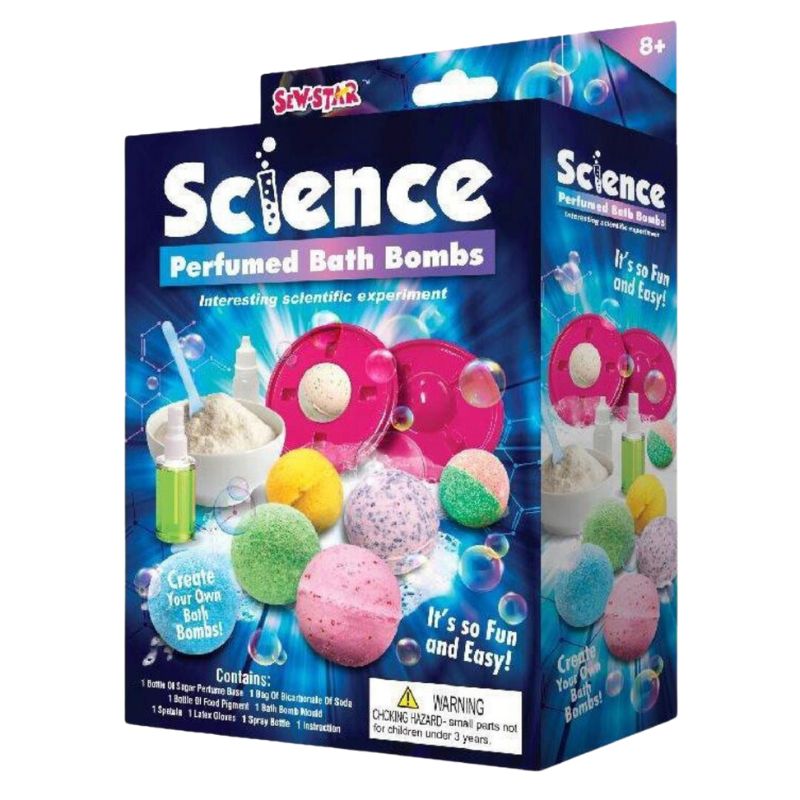 DIY Perfumed Bath Bombs Making Science Experiment Kit - JustForKids