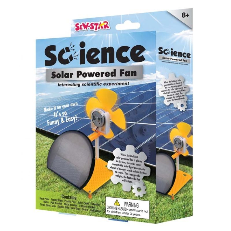 STEM Solar Powered Fan Experiment Kit - JustForKids
