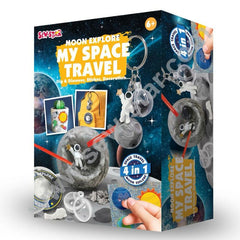 DIY 4in1 Moon Explore My Space Travel Art Kit