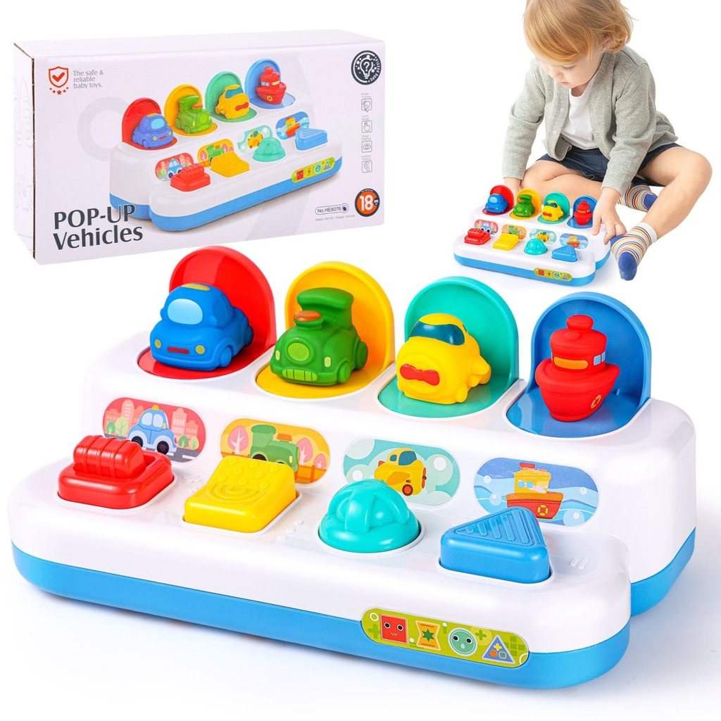 Pop-Up Vehicle Activity Toy