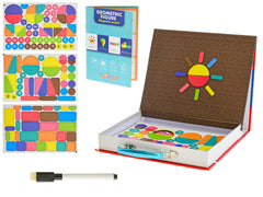 Magnetic Board Briefcase Puzzle with Marker 124 pcs