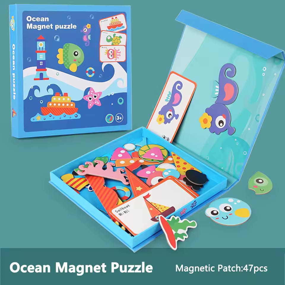 Ocean Magnetic Board Puzzle - 841 - JustForKids