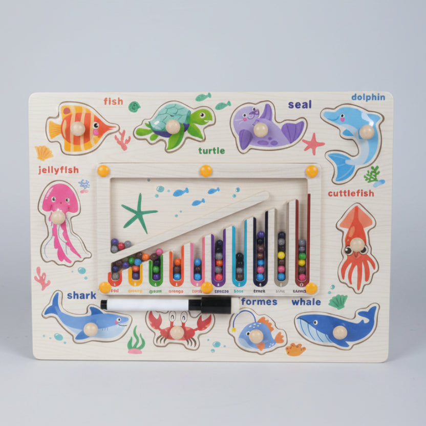 Magnetic Vehicle Maze Puzzle Board