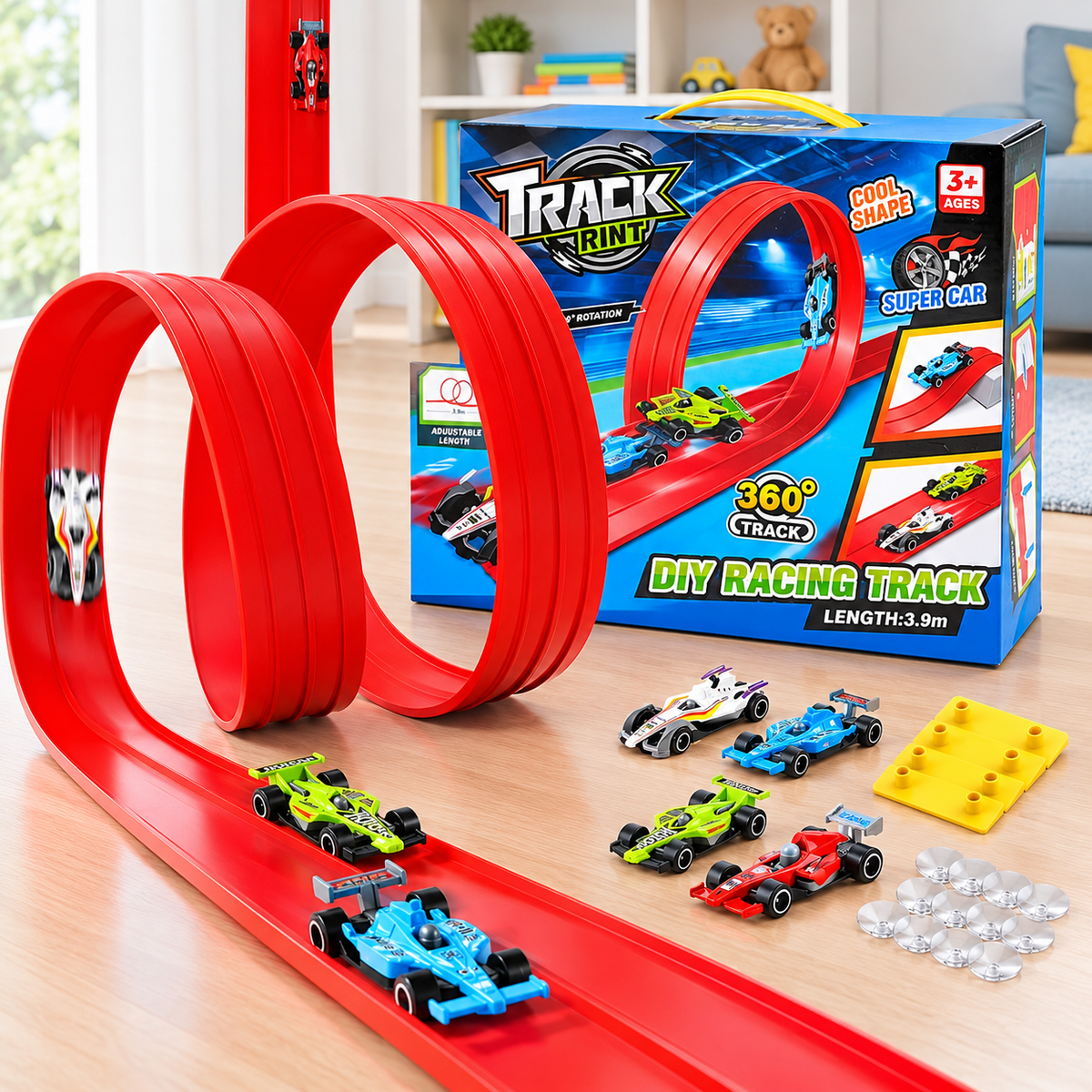 Track Racing 360° Loop Car Set – High-Speed Racing Toy for Kids