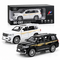 1:24 Die-Cast Luxury SUV Toy Car – Pull Back, Lights & Sound