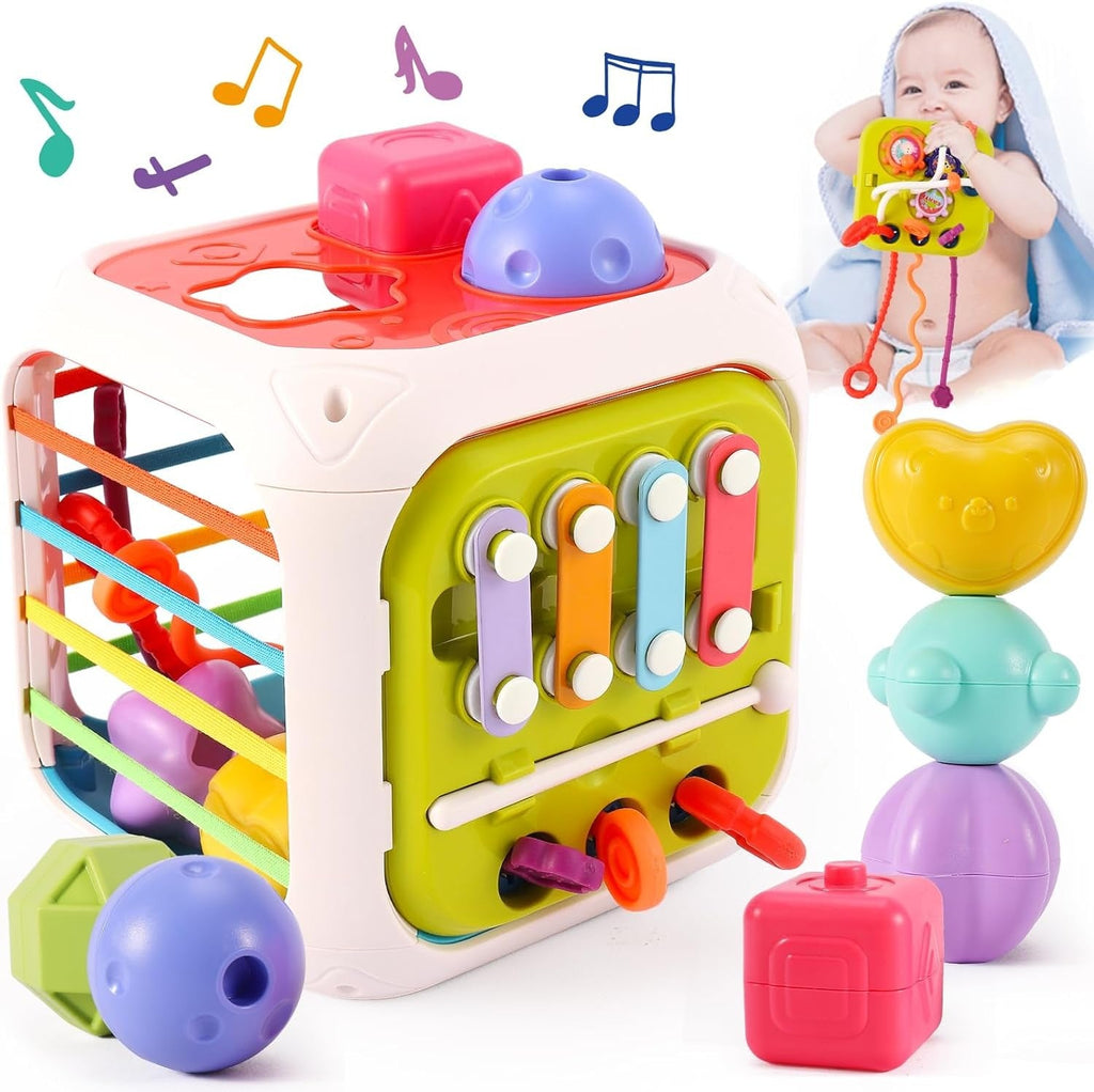 7-in-1 Multifunctional Shape Sorting Box - JustForKids
