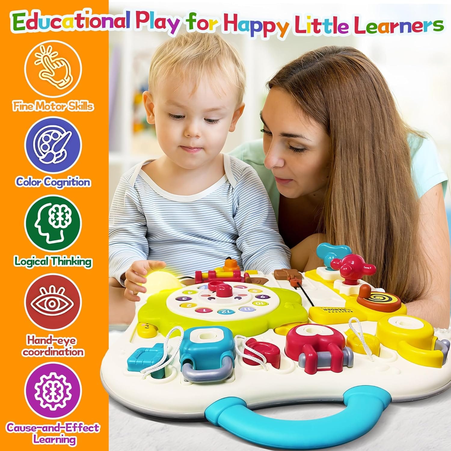 Montessori Multifunction Exploration Busy Board Learning