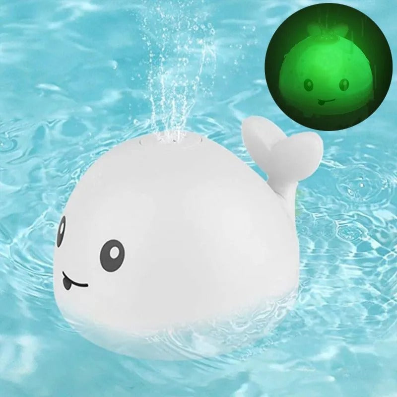 Whale Spray Water Bath LED Light Toy | Fun & Engaging Bath Time Toy