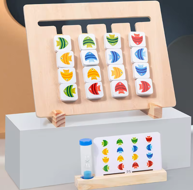 🐟 Four-Color Direction Fish Logic Game 🎣