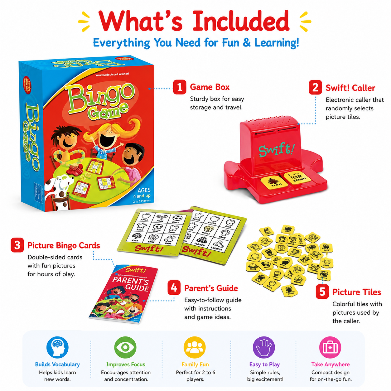 Bingo Word Learning Game