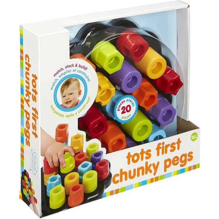 Tots First Chunky Pegs - Baby Toddler Sorting Activity