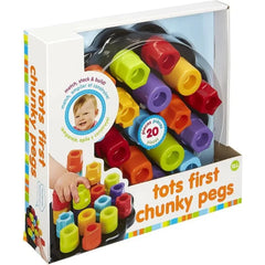 Tots First Chunky Pegs - Baby Toddler Sorting Activity
